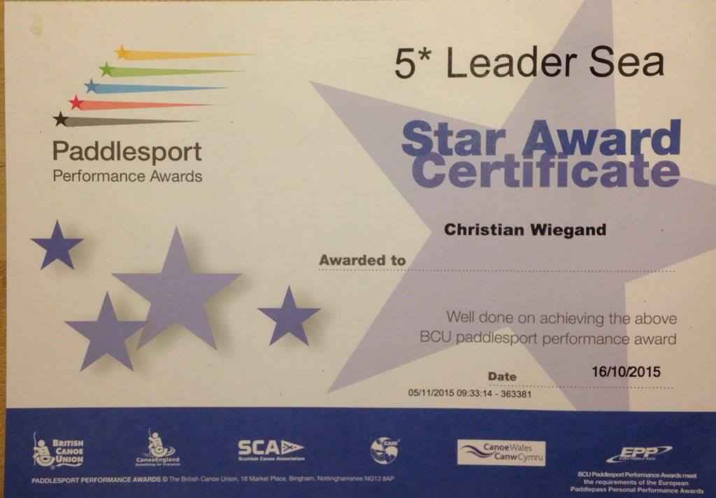 BCU 5 Star Leader Sea
